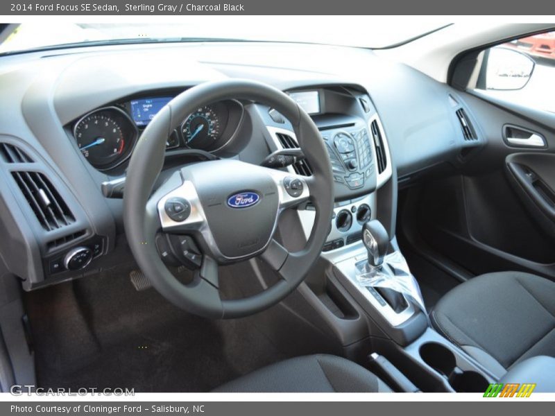 Sterling Gray / Charcoal Black 2014 Ford Focus SE Sedan