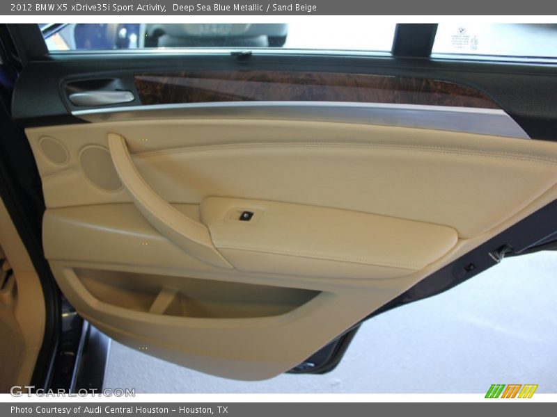 Deep Sea Blue Metallic / Sand Beige 2012 BMW X5 xDrive35i Sport Activity