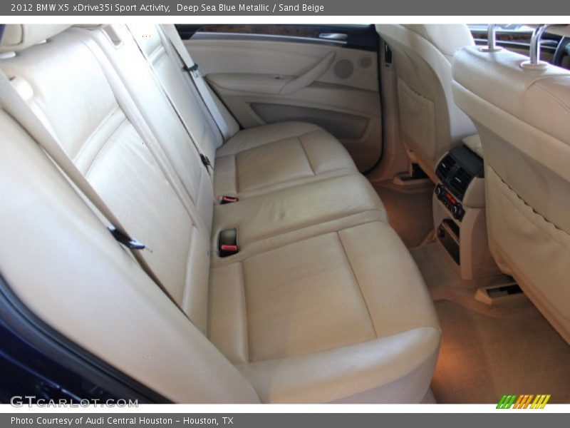 Deep Sea Blue Metallic / Sand Beige 2012 BMW X5 xDrive35i Sport Activity