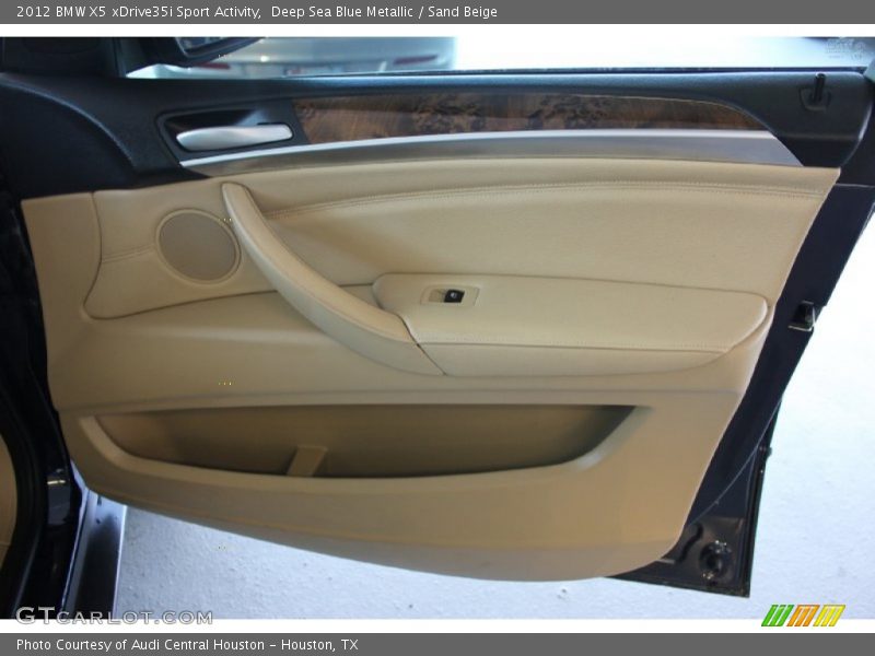 Deep Sea Blue Metallic / Sand Beige 2012 BMW X5 xDrive35i Sport Activity