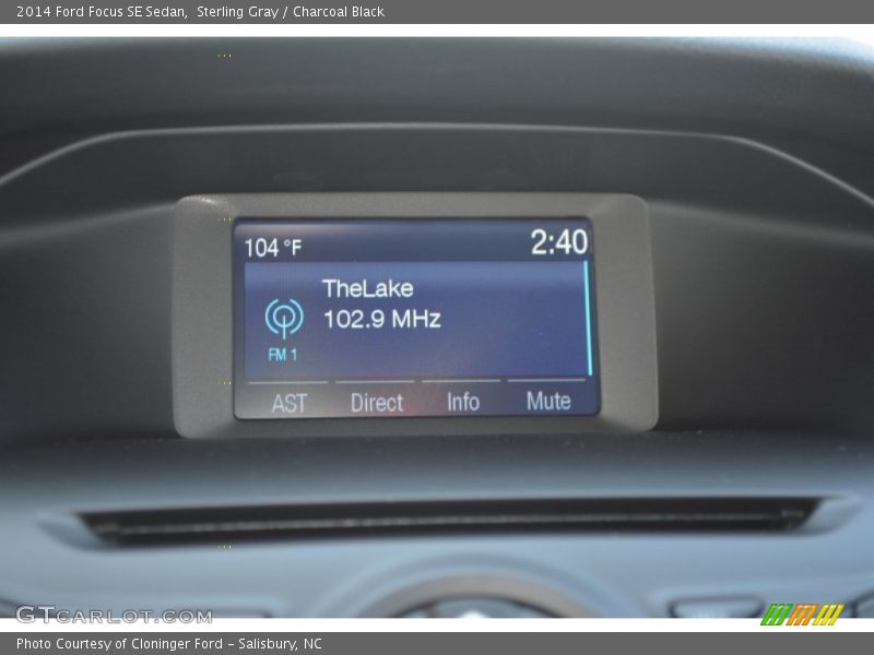 Sterling Gray / Charcoal Black 2014 Ford Focus SE Sedan