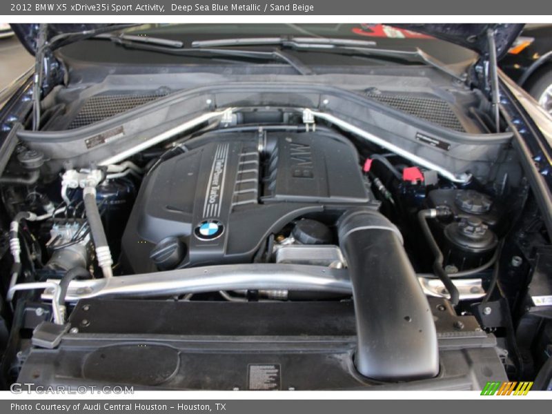 Deep Sea Blue Metallic / Sand Beige 2012 BMW X5 xDrive35i Sport Activity
