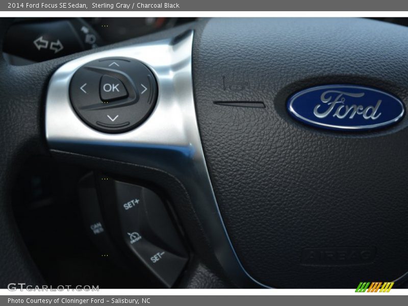 Sterling Gray / Charcoal Black 2014 Ford Focus SE Sedan