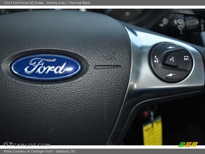 Sterling Gray / Charcoal Black 2014 Ford Focus SE Sedan