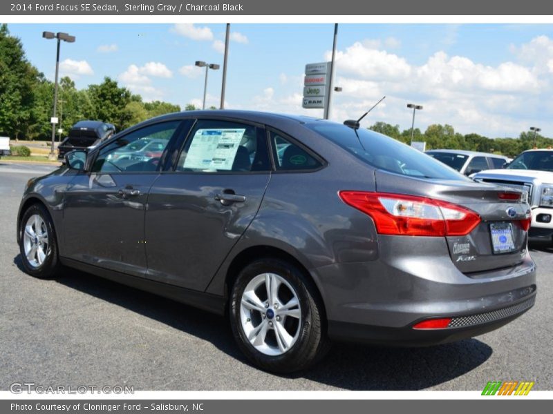 Sterling Gray / Charcoal Black 2014 Ford Focus SE Sedan