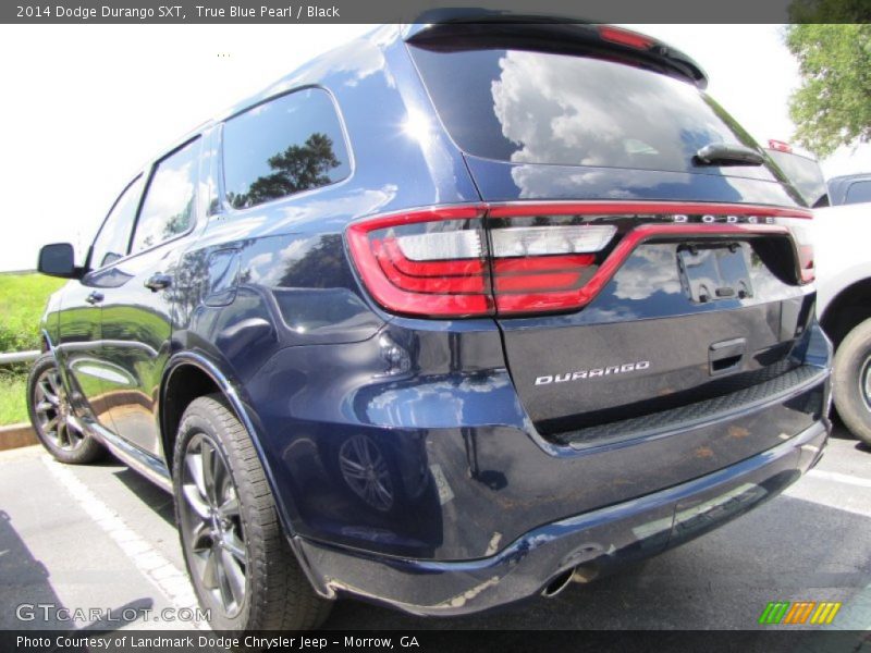 True Blue Pearl / Black 2014 Dodge Durango SXT