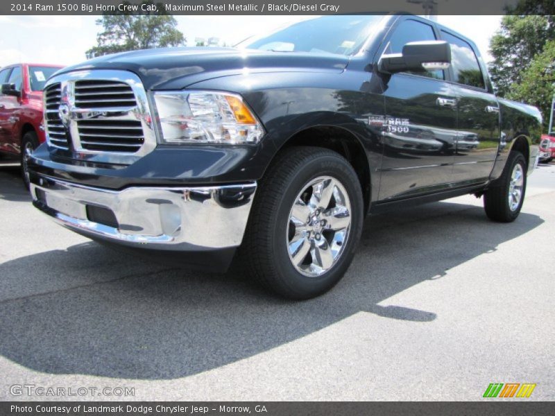 Maximum Steel Metallic / Black/Diesel Gray 2014 Ram 1500 Big Horn Crew Cab