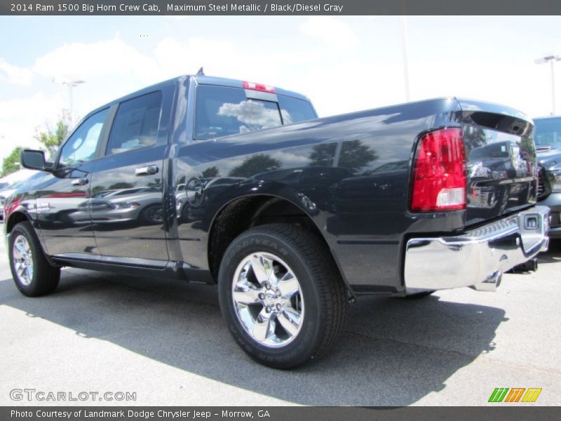 Maximum Steel Metallic / Black/Diesel Gray 2014 Ram 1500 Big Horn Crew Cab