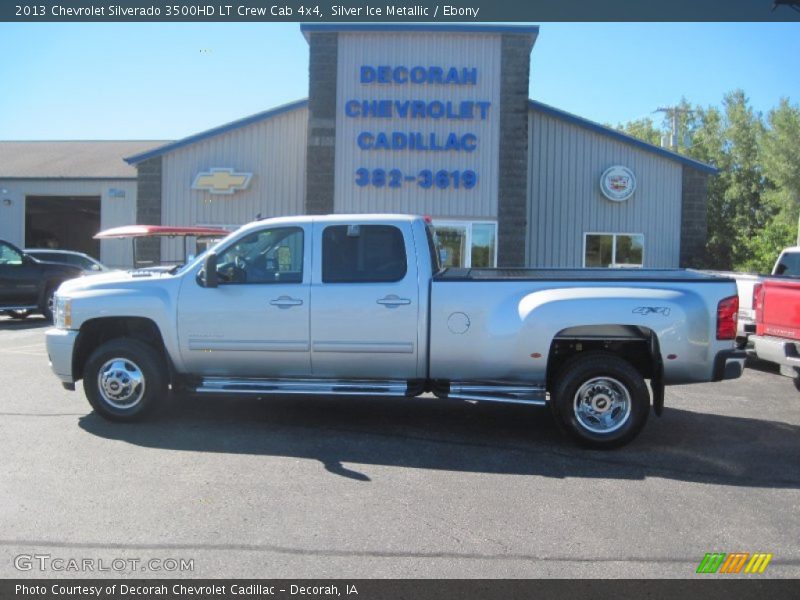Silver Ice Metallic / Ebony 2013 Chevrolet Silverado 3500HD LT Crew Cab 4x4