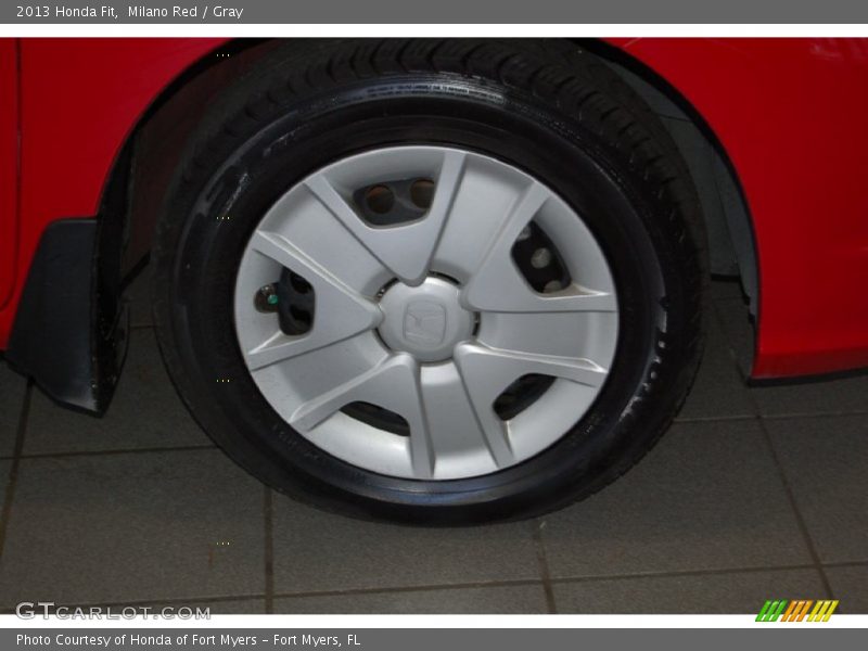 Milano Red / Gray 2013 Honda Fit