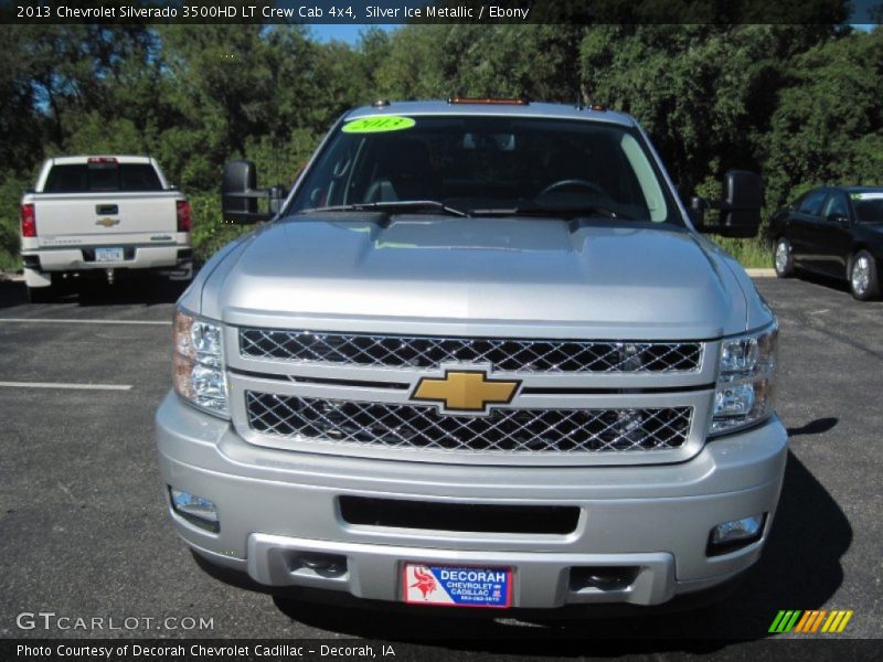 Silver Ice Metallic / Ebony 2013 Chevrolet Silverado 3500HD LT Crew Cab 4x4