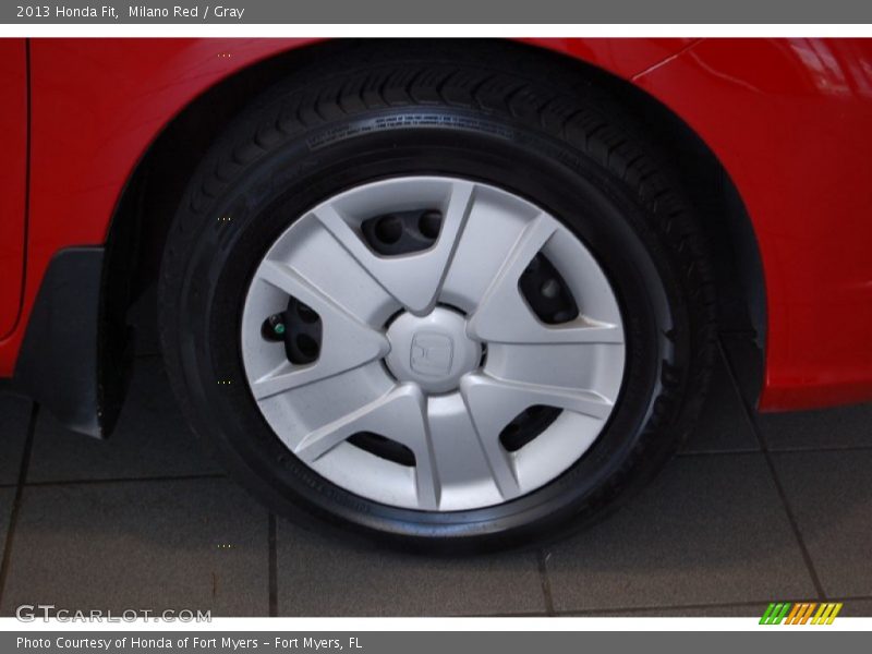 Milano Red / Gray 2013 Honda Fit