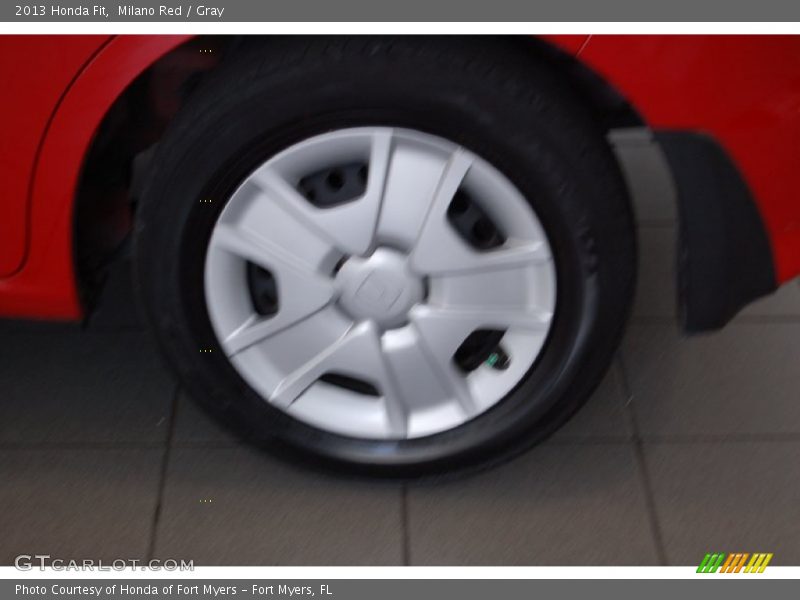 Milano Red / Gray 2013 Honda Fit