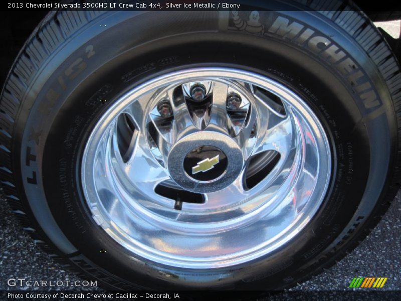 Silver Ice Metallic / Ebony 2013 Chevrolet Silverado 3500HD LT Crew Cab 4x4