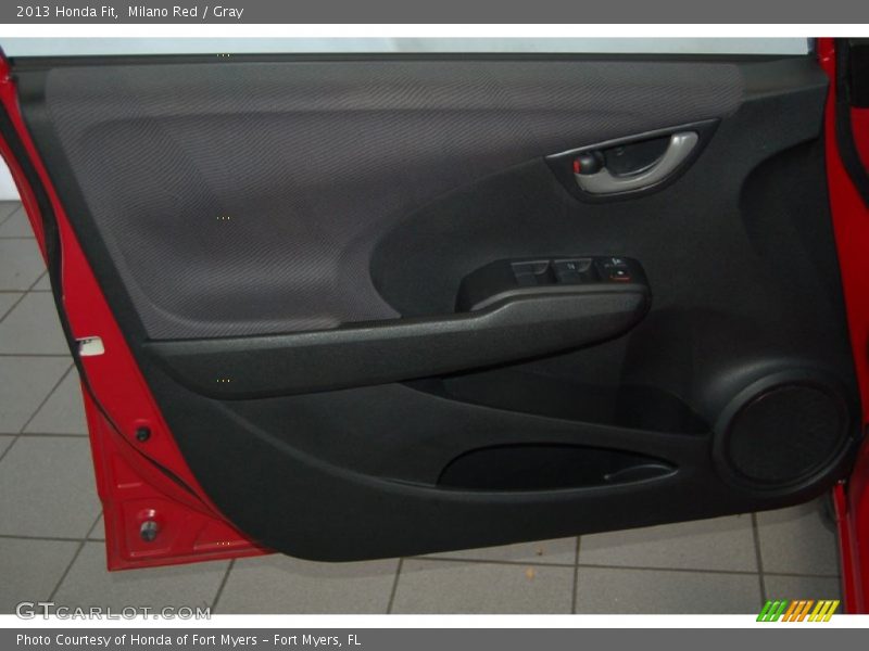 Milano Red / Gray 2013 Honda Fit