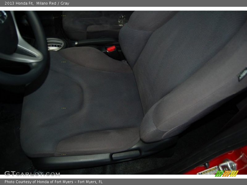 Milano Red / Gray 2013 Honda Fit