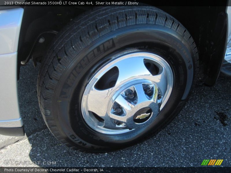 Silver Ice Metallic / Ebony 2013 Chevrolet Silverado 3500HD LT Crew Cab 4x4