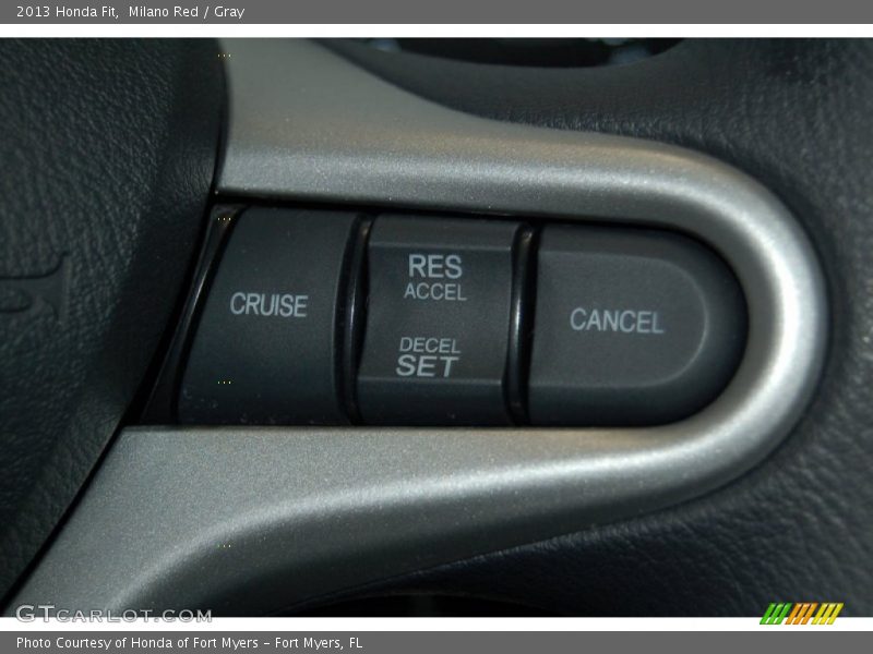 Milano Red / Gray 2013 Honda Fit