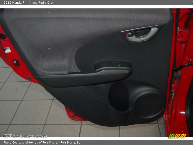Milano Red / Gray 2013 Honda Fit