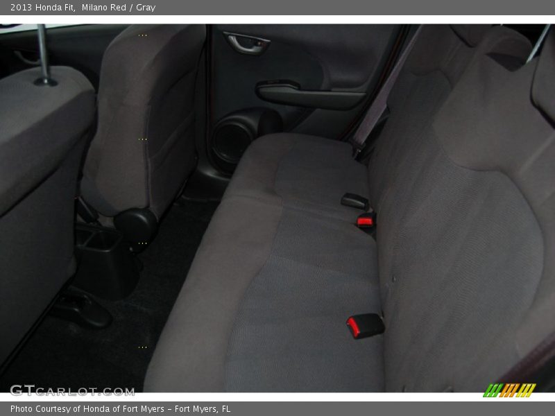 Milano Red / Gray 2013 Honda Fit