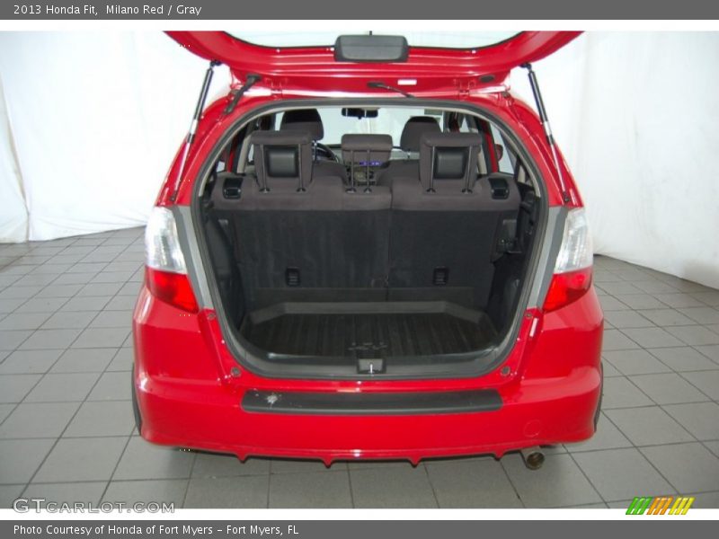 Milano Red / Gray 2013 Honda Fit