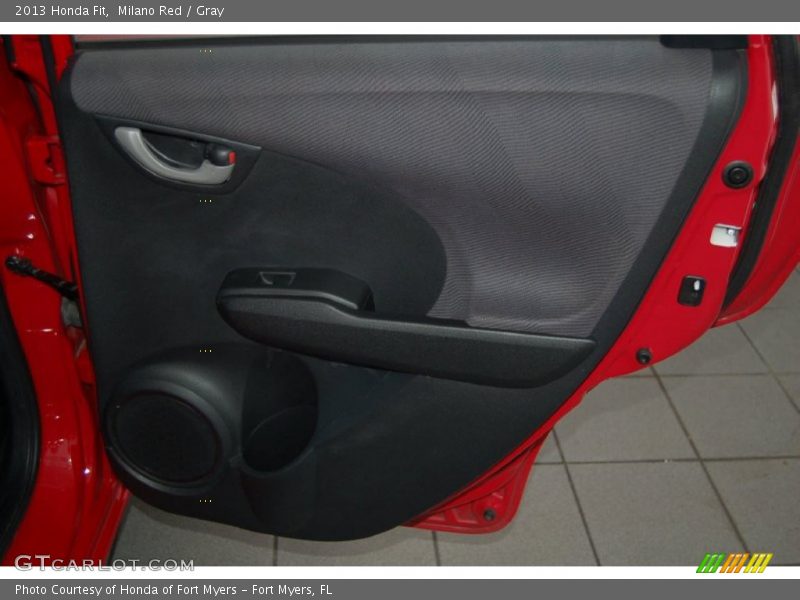 Milano Red / Gray 2013 Honda Fit