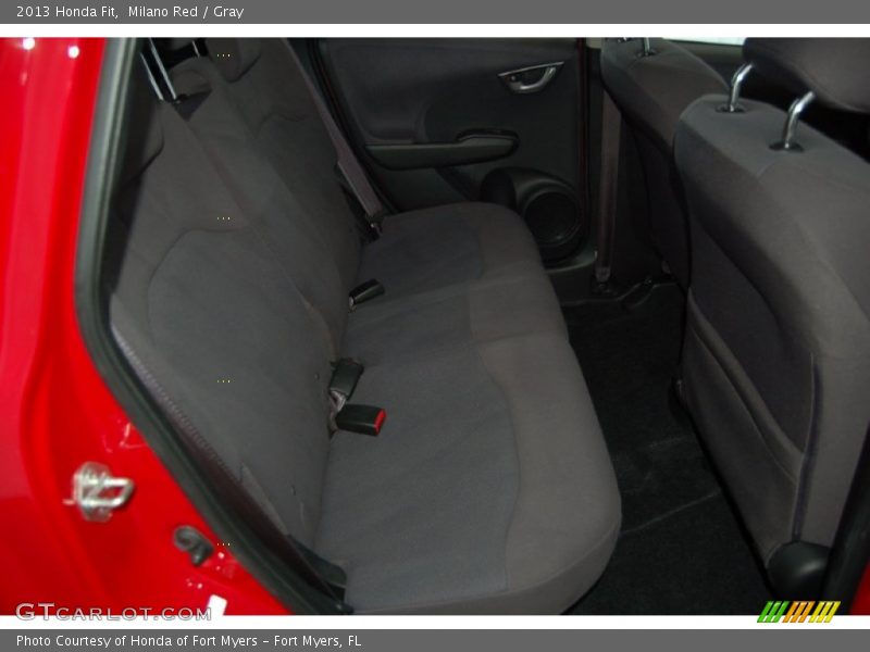 Milano Red / Gray 2013 Honda Fit