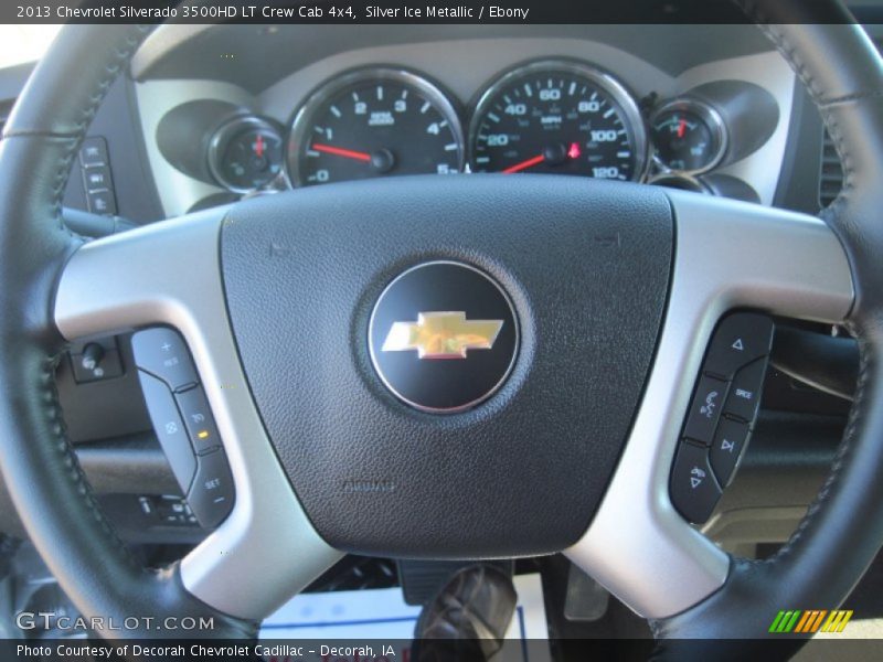 Silver Ice Metallic / Ebony 2013 Chevrolet Silverado 3500HD LT Crew Cab 4x4