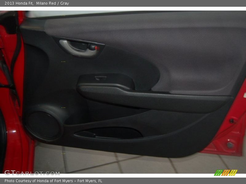 Milano Red / Gray 2013 Honda Fit