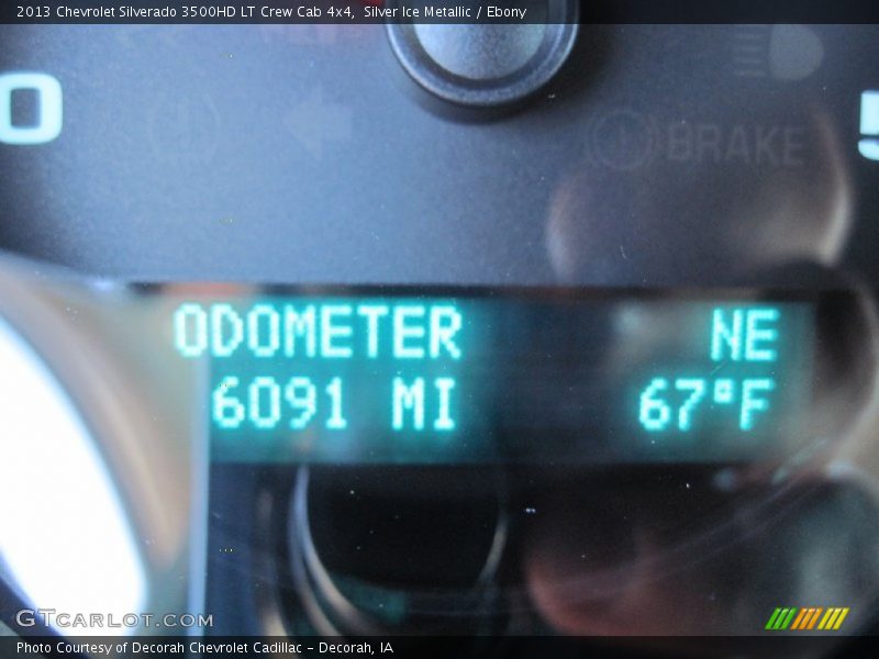 Silver Ice Metallic / Ebony 2013 Chevrolet Silverado 3500HD LT Crew Cab 4x4