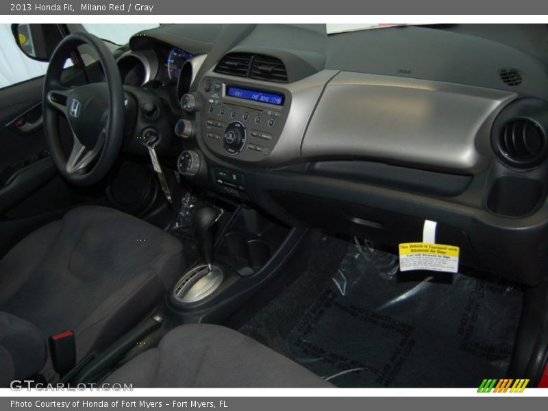 Milano Red / Gray 2013 Honda Fit