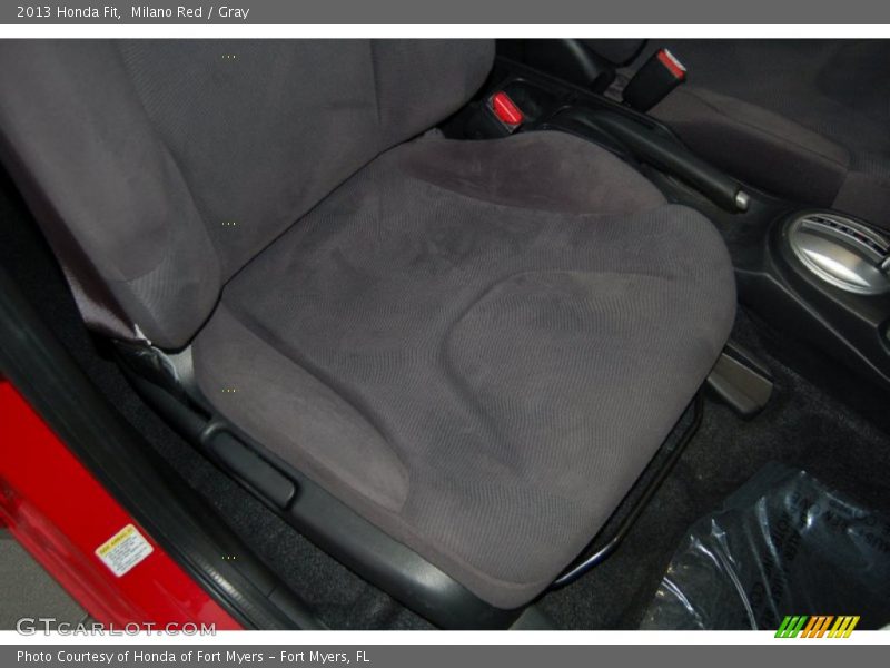 Milano Red / Gray 2013 Honda Fit