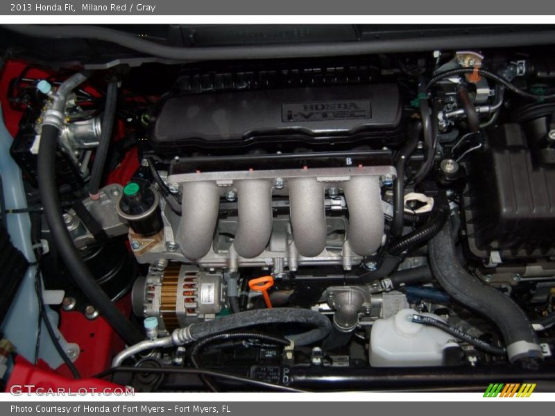 Milano Red / Gray 2013 Honda Fit