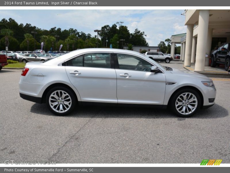 Ingot Silver / Charcoal Black 2014 Ford Taurus Limited