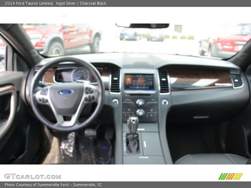 Ingot Silver / Charcoal Black 2014 Ford Taurus Limited