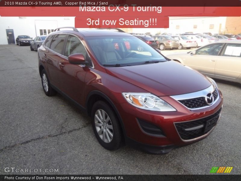 Copper Red Mica / Sand 2010 Mazda CX-9 Touring AWD