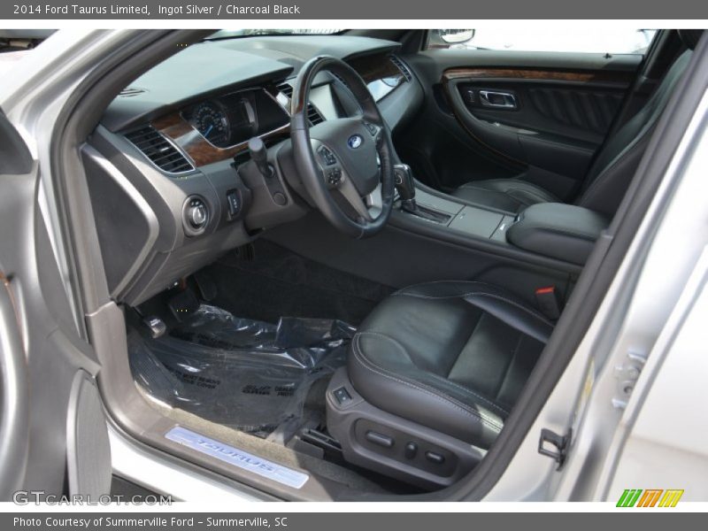 Ingot Silver / Charcoal Black 2014 Ford Taurus Limited