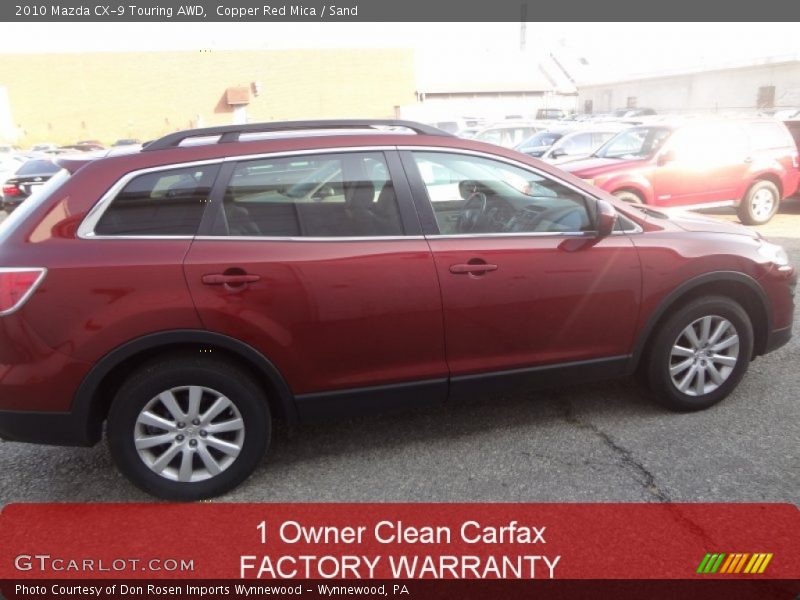Copper Red Mica / Sand 2010 Mazda CX-9 Touring AWD