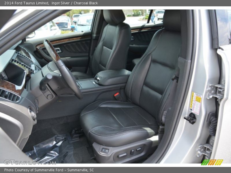 Ingot Silver / Charcoal Black 2014 Ford Taurus Limited