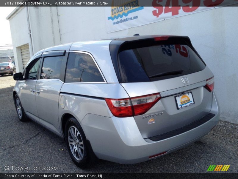 Alabaster Silver Metallic / Gray 2012 Honda Odyssey EX-L