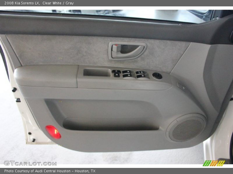 Clear White / Gray 2008 Kia Sorento LX
