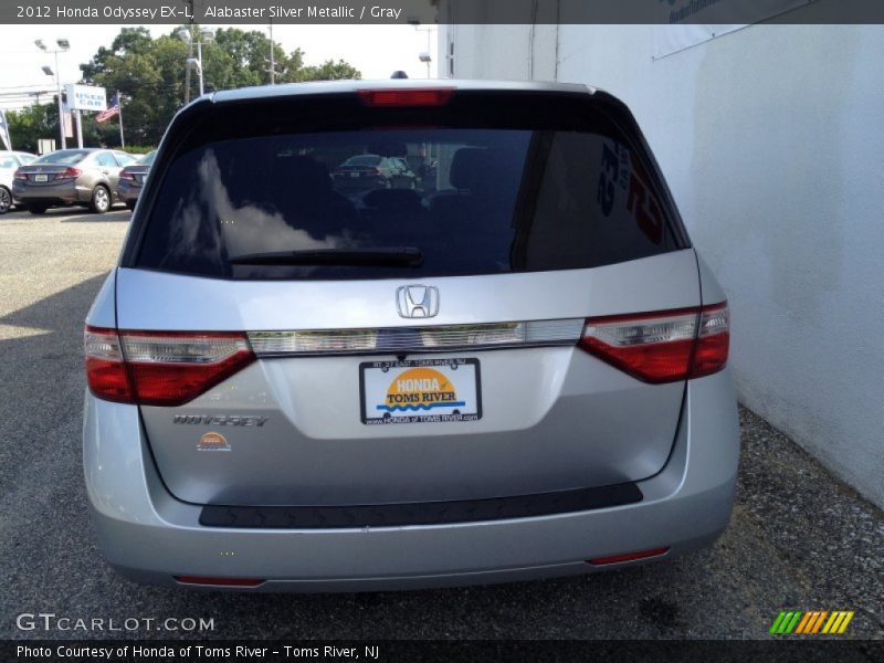 Alabaster Silver Metallic / Gray 2012 Honda Odyssey EX-L