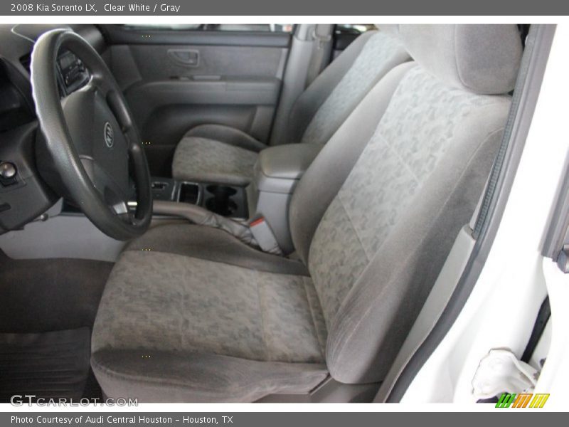 Clear White / Gray 2008 Kia Sorento LX