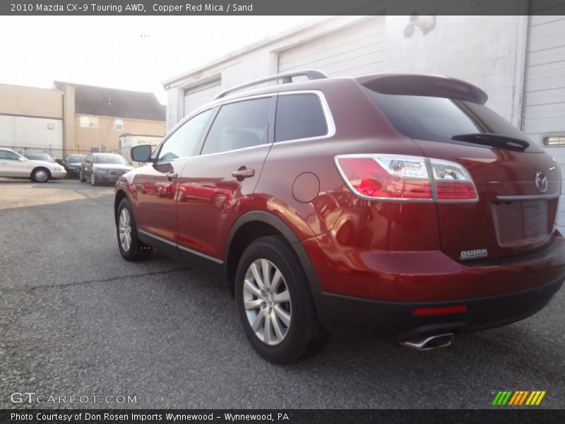Copper Red Mica / Sand 2010 Mazda CX-9 Touring AWD