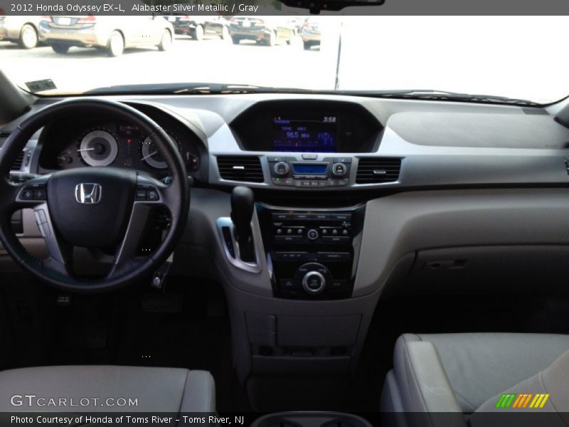 Alabaster Silver Metallic / Gray 2012 Honda Odyssey EX-L