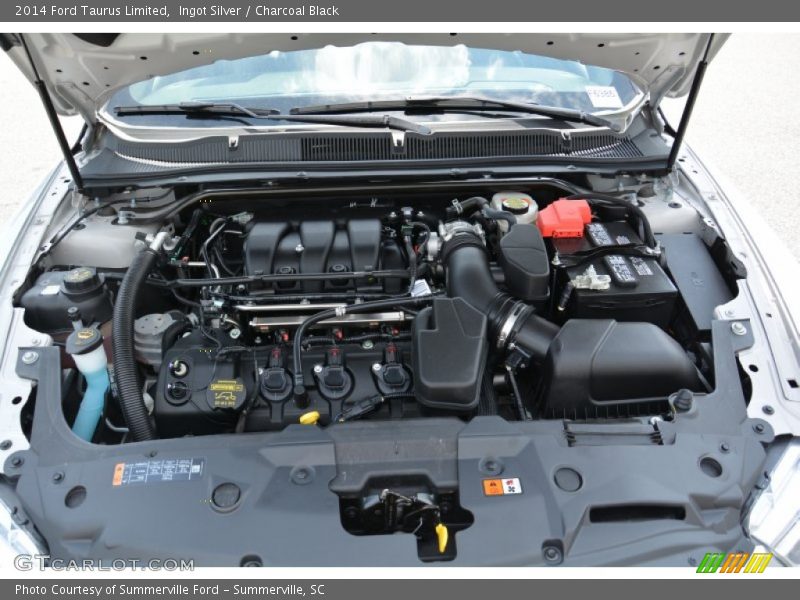 Ingot Silver / Charcoal Black 2014 Ford Taurus Limited
