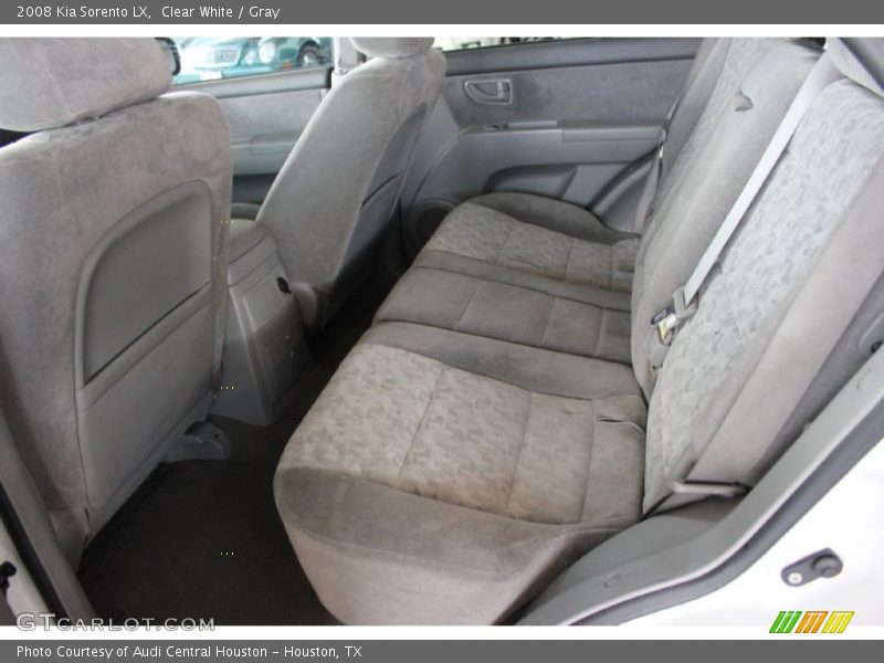 Clear White / Gray 2008 Kia Sorento LX