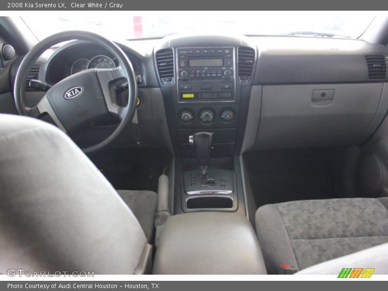 Clear White / Gray 2008 Kia Sorento LX
