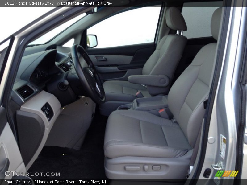 Alabaster Silver Metallic / Gray 2012 Honda Odyssey EX-L