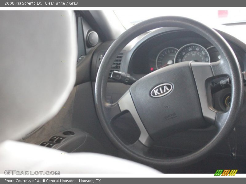 Clear White / Gray 2008 Kia Sorento LX